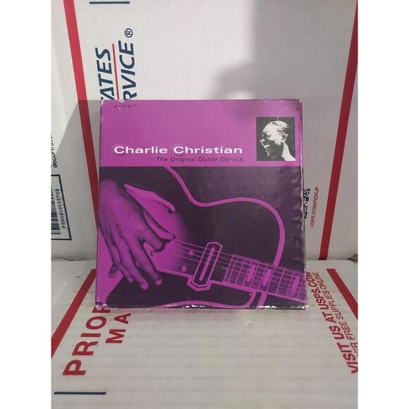 Charlie Christian The Original Guitar Genius 4 CD Set Jazz Electric Guitar #140